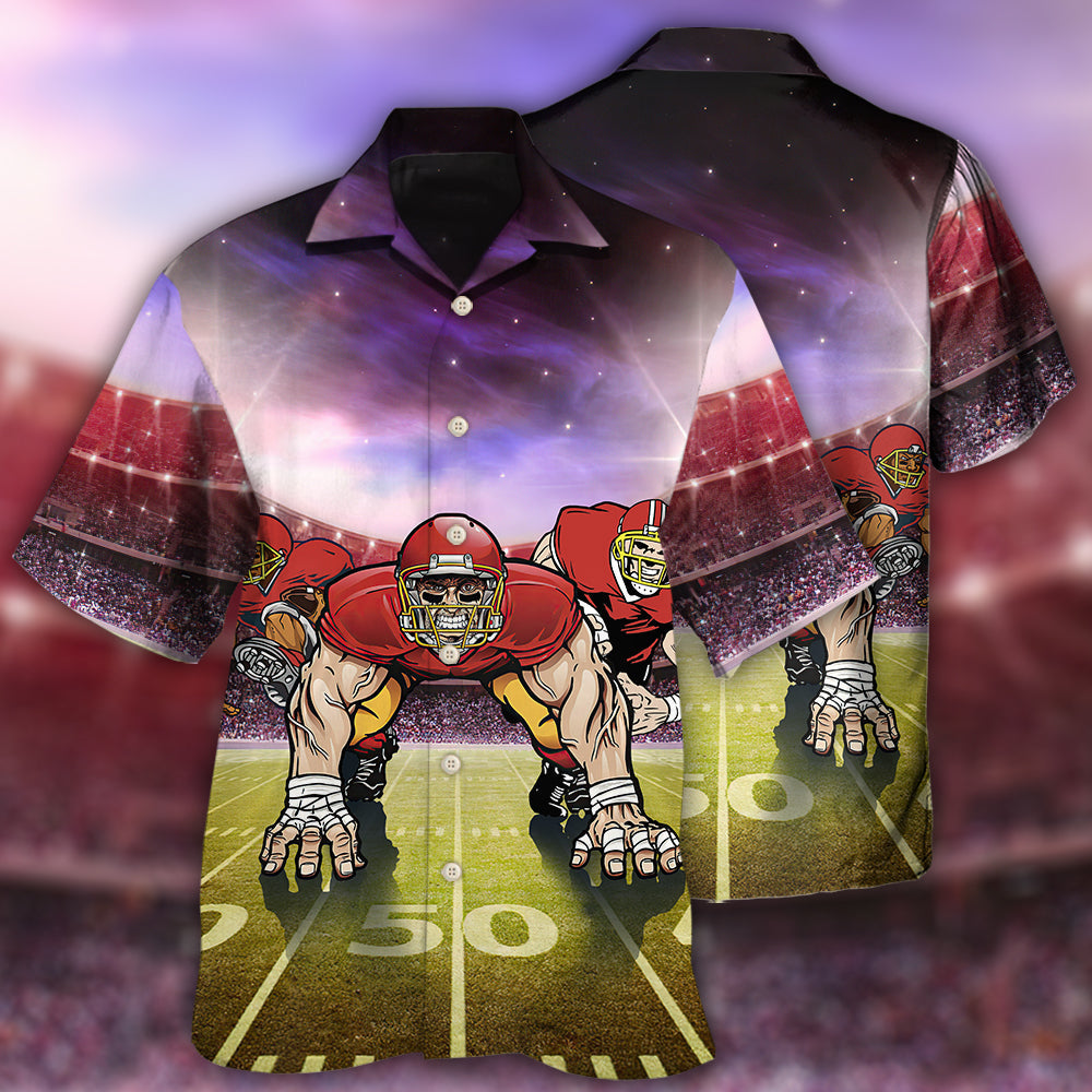American Football Mysterious Sky Cool Style - Hawaiian Shirt